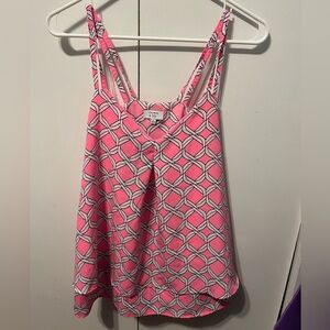 Pink Geometric Women's Tank